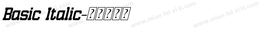 Basic Italic字体转换